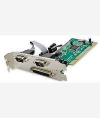 Unique PCI‑E 2x Serial & 1x Parallel multi combo card