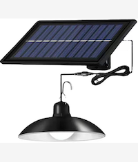 Solarix LED Hanging Flood Light With Solar Panel