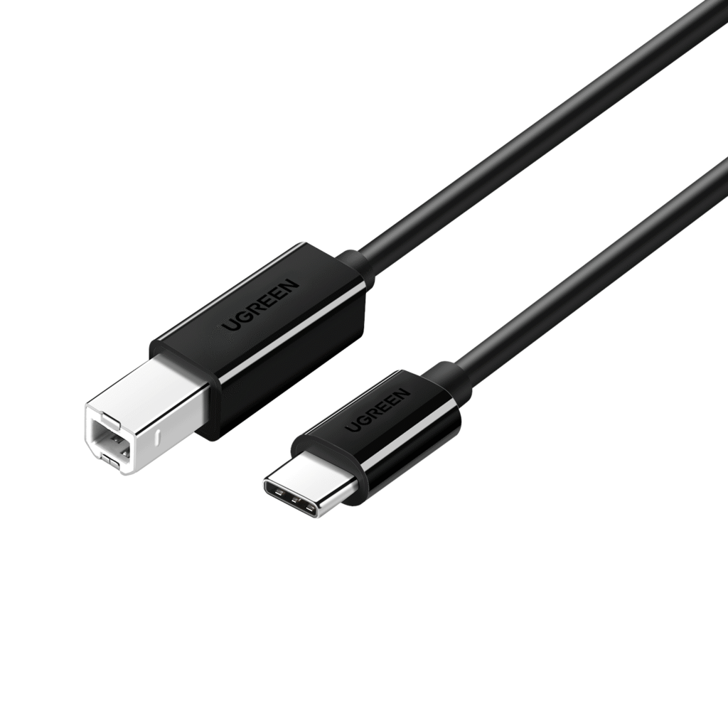 UGreen USB Type-C to B Male Printing Cable 2m - Black
