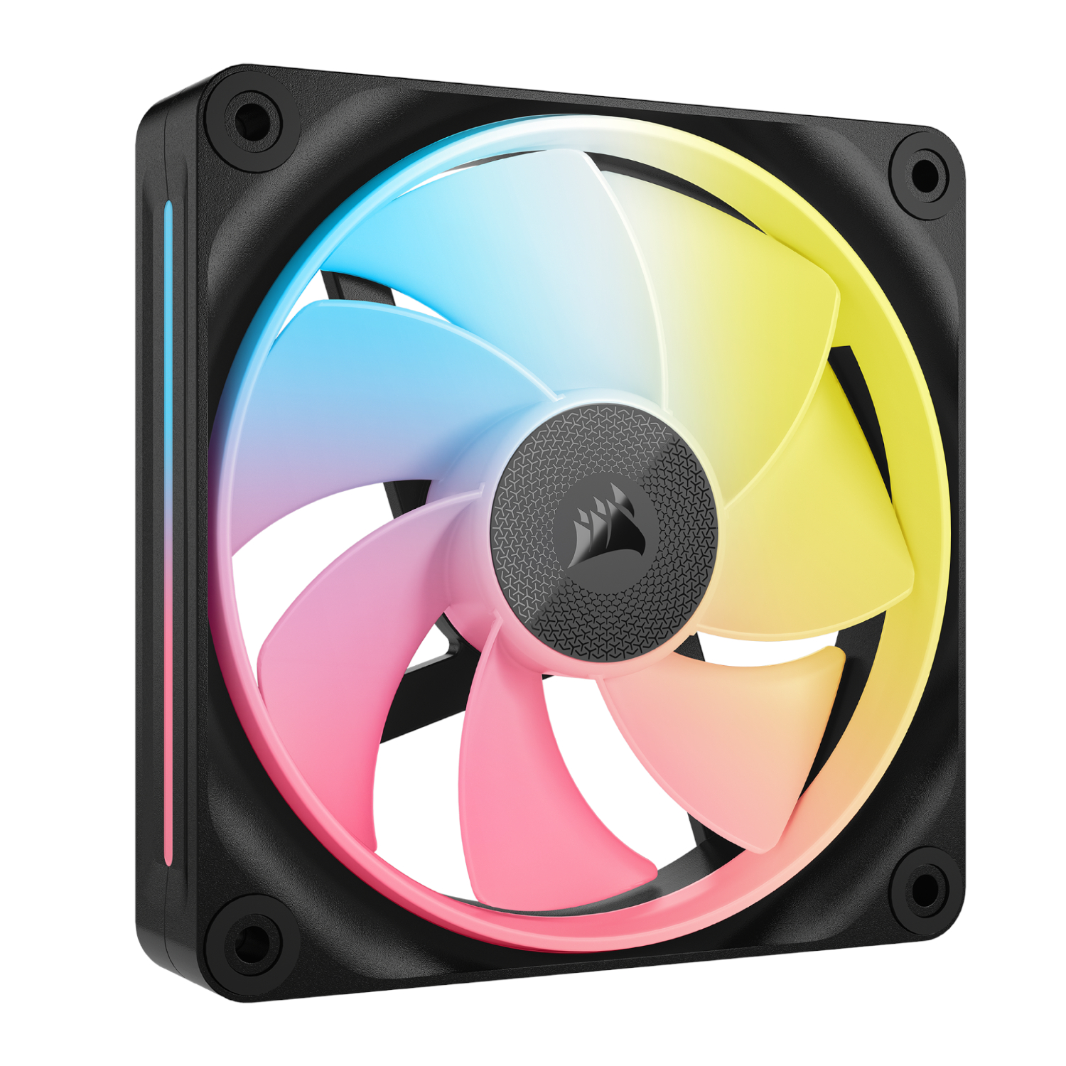 Corsair iCUE LINK LX120-R RGB 120mm PWM Reverse Fan Expansion - Black - Image 1