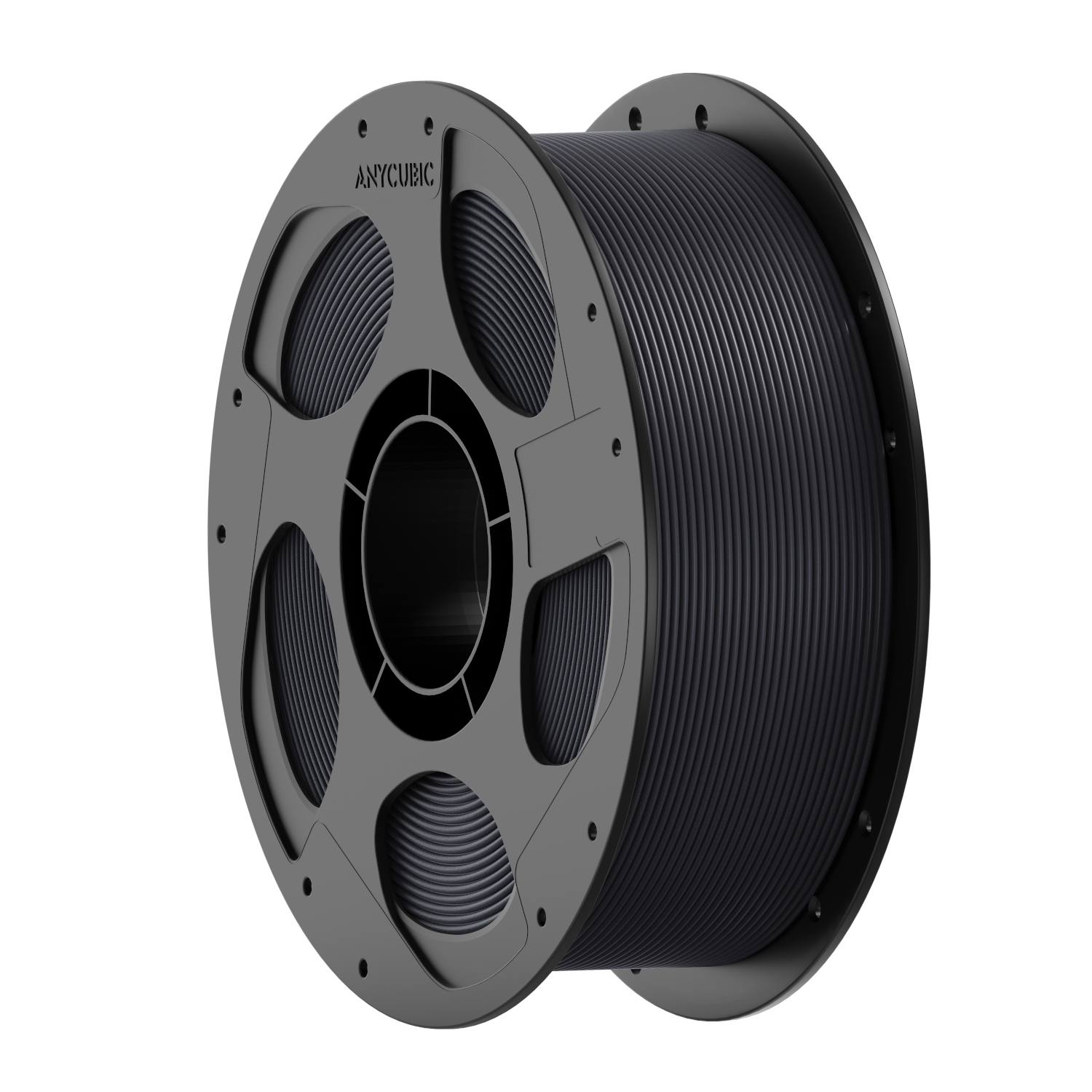 Anycubic PETG-CF Satin Carbon Fiber Filament 1kg – Titanium Grey - Image 1