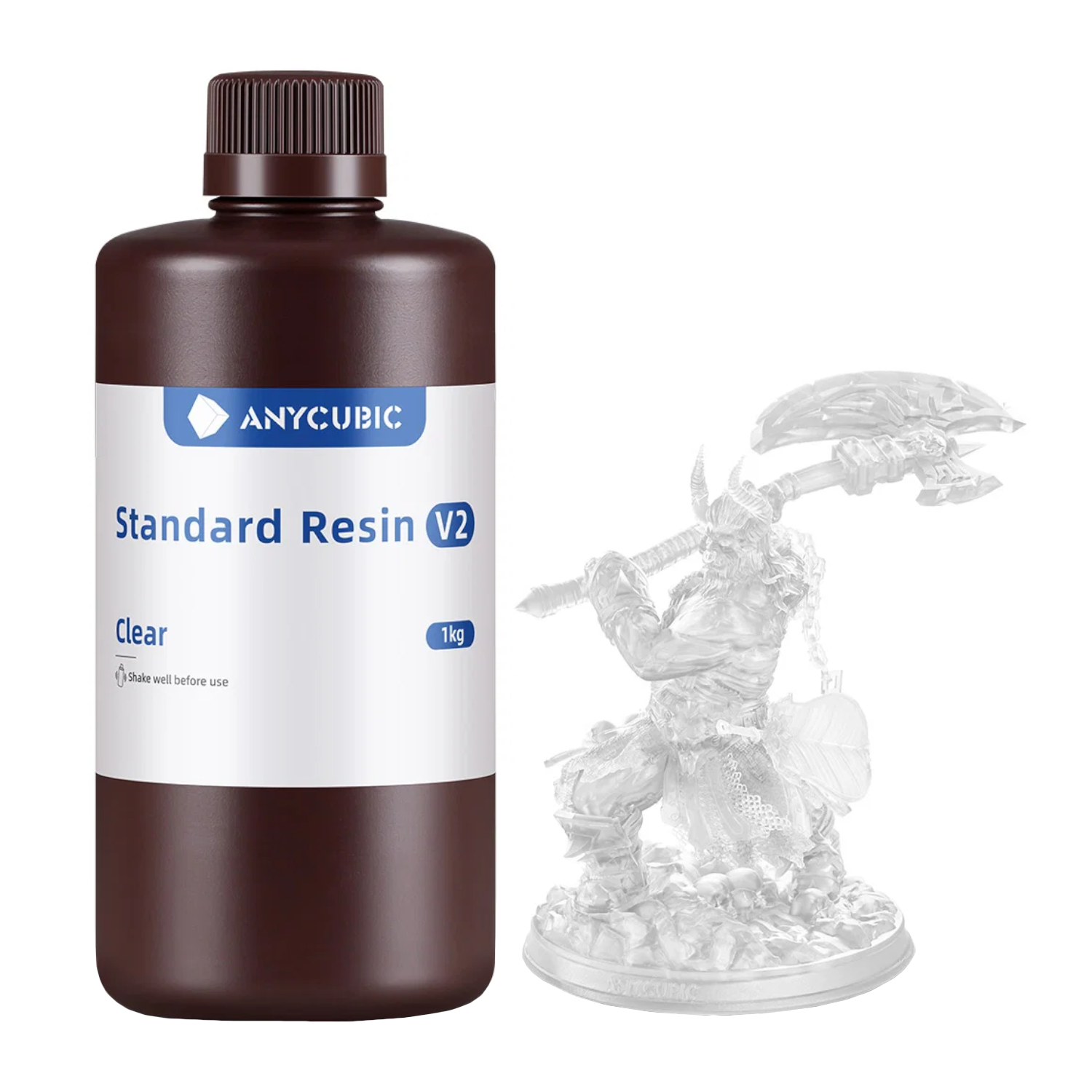 Anycubic Standard Resin V2 - Clear - Image 1