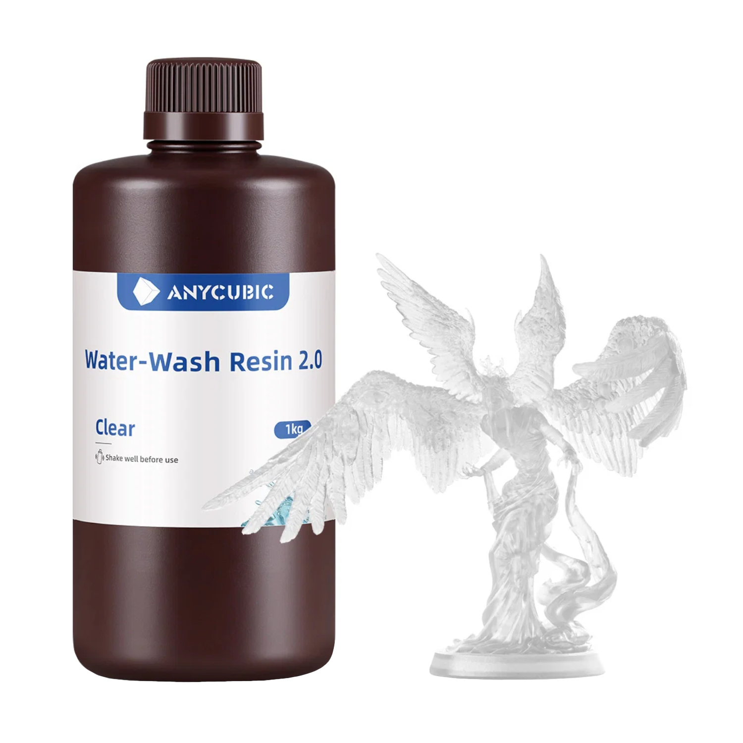 Anycubic Water Wash Resin 2.0 - Clear - Image 1
