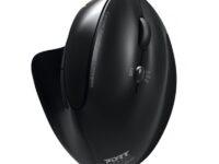 Port Connect Wireless Rechargeable Ergonoc Mouse Bluetooth- Black
