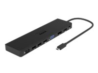 Port USB Type-C 1 x USB3.1|2 x USB 3.0|2 x USB 2.0|1 xHDMI-DP-VGA| Micro+SD Card Reader|1 x Mini DP|1 x RJ45|1 x Audio-Microphone| PD 100W -Black