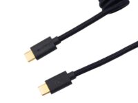 Keychron Coiled Aviator Cable - Black/Straight