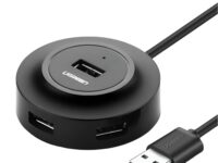 UGREEN 4-IN 1 USB 2.0 Hub (20777) - Black