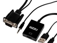 Gizzu 1080P VGA to HDMI Adapter with Audio