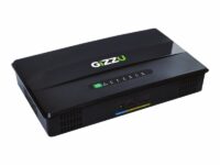 GIZZU 60W 69Wh 21600mAh Mini POE DC UPS LifePO4 - Black