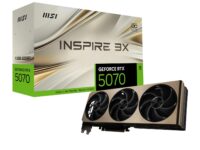 MSI GeForce RTX 5070 INSPIRE 3X OC 12GB Graphics Card