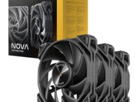 Antec NOVA 120 PWM Fan 3 Pack with Speed Controller - Black