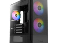 Antec NX416L ATX | Micro-ATX | ITX ARGB Mid-Tower Gaming Chassis - Black