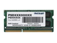 Patriot Signature Line 4GB 1600MHz DDR3 Dual Rank SODIMM Notebook Memory