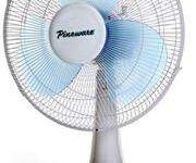 Pineware 40cm White Plastic Desktop Fan
