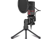 REDRAGON SEYFERT 3.5mm Aux Gaming Mic and Tripod - Black