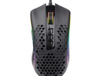 REDRAGON STORM 12400DPI 7 Buttons|Ergonomic Design|P3327 Optical Sensor|Lightweight Body|RGB Backlit gaming Mouse - Black