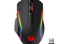 REDRAGON Taipan Pro 10000DPI RGB Wireless Gaming Mouse - Black
