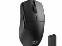 REDRAGON M916 PRO 4K 3-Mode Wireless Gaming Mouse - Black