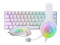 REDRAGON 3IN1 MS|HS|KB WIRED COMBO - WHITE