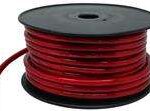 Solarix 25mm2 Battery Power Cable 30 Metre Roll Red
