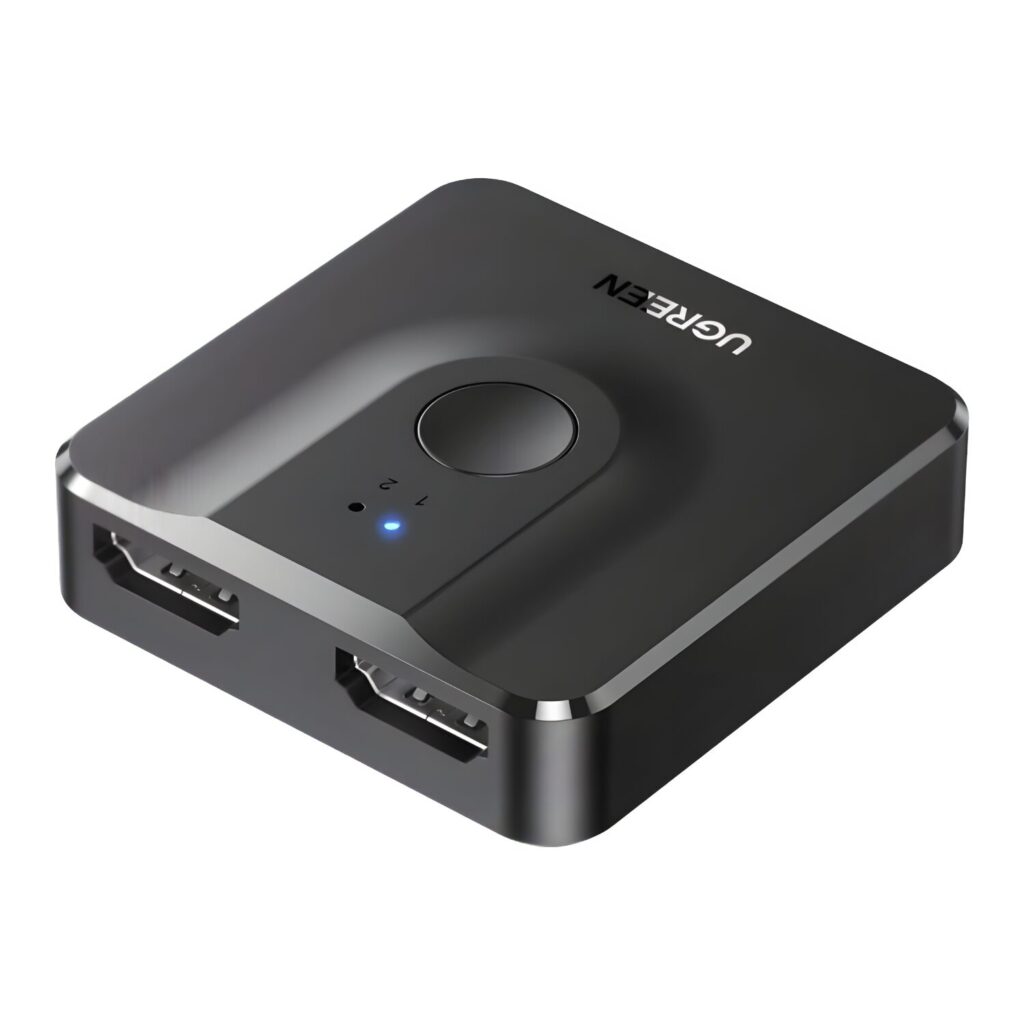 UGREEN CM217-50966 2-in-1 Bi-Directional 4K HDMI Switcher - Black