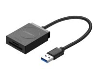 UGREEN USB 3.0 Dual Slot Card Reader for SD/TF Cards – 5Gbps Data Transfer