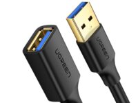UGREEN USB 3.0 Extension Cable – Male to Female, 5Gbps Data Transfer - 1m